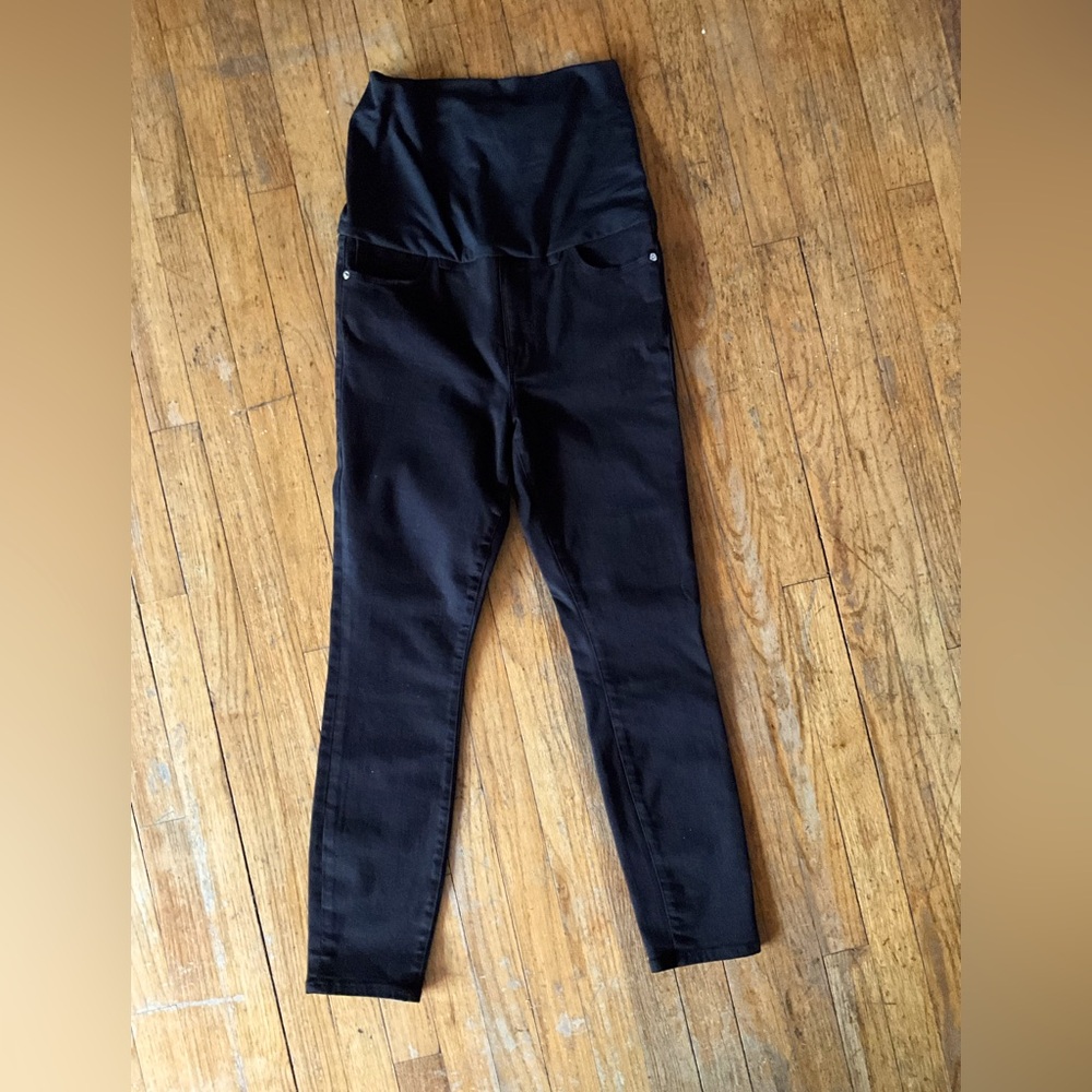 Maternity - Good American Black Skinny Jeans‎